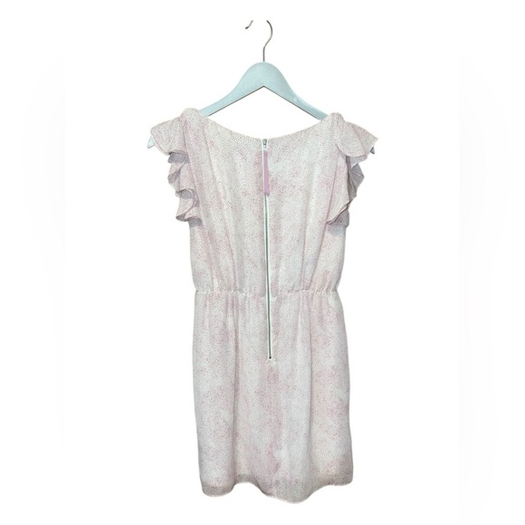 LOFT Pink and White Sleeveless Dress, Size 00 Petite - Picture 2 of 7